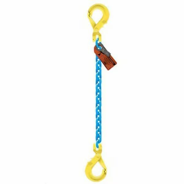 Sngl Leg 5/8 in Adjstbl Chain Slng GBK1-GBK, 10ft L, 22600lb WLL, Grabiq, Mfr#: G-5/8-GBK1-GBK-10