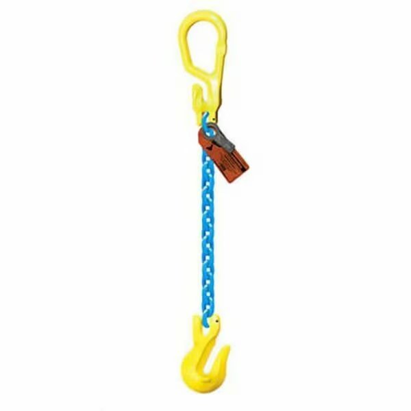 Sngl Leg 5/16 in Adjstbl Chain Slng MG1-GG, 10ft L, 5700lb WLL, Grabiq, Mfr#: G-5/16-MG1-GG-10