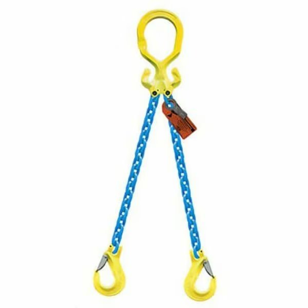 Double Leg 5/16 in Adjstbl Chain Slng MG2-EGKN, 20ft L, 9900lb WLL, Grabiq, Mfr#: G-5/16-MG2-EGKN-20