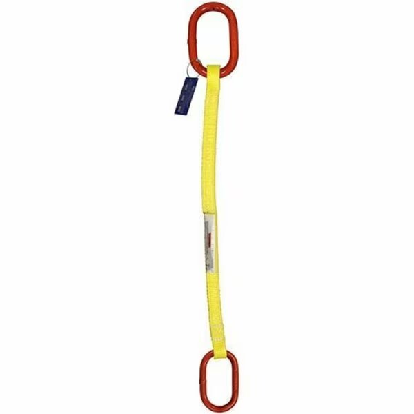 Sngl Leg Nylon Slng, 2 in Web Width, 16ft L, Oblong to Oblong Link, 6,000lb, Hsi, Mfr#: SOO-EE2-802-16