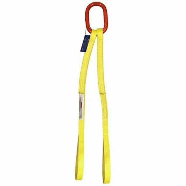 Two Leg Nylon Bridle Slng, Two Ply, 2 in Web Width, 3ft L, Oblong Link to Eye, 12,000lb, Hsi, Mfr#: DO-EE2-802-03