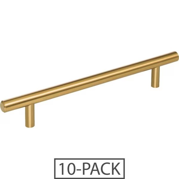 128 mm Center-to-Center Satin Bronze Naples Cabinet Bar Pull,