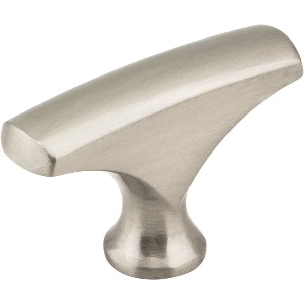 1-5/8" Overall Length Satin Nickel Aiden Cabinet "T" Knob
