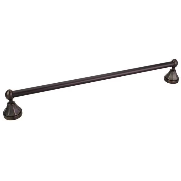 Newbury Brushed Oil Rubbed Bronze 18" Single Towel Bar - Contractor Packed 2PK