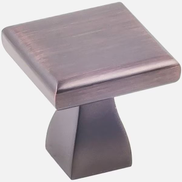 1" Diameter Flared Foot Square Knob, Kasaware, Mfr#: K313BORB-10