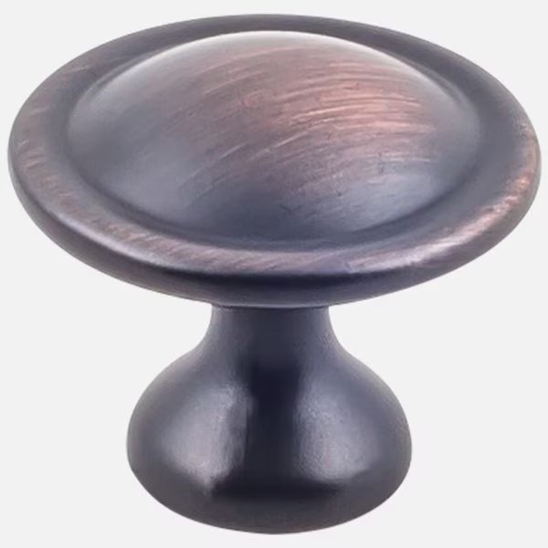 1-1/8" Diameter Round Knob with Ring, Kasaware, Mfr#: K413BORB-4