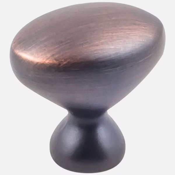 1-1/4" Diameter Oval Knob, Kasaware, Mfr#: K460BORB-10