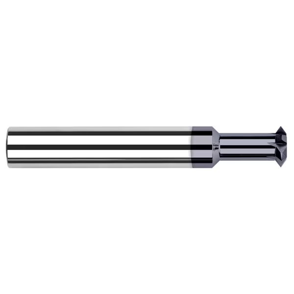 Double Angle Shank Cutter-Pointed .5" (1/2)Cutter DIAx.187" (3/16)Wx1.75" (1-3/4)Neck L Carbide, Harvey Tool, Mfr#: 822232-C3