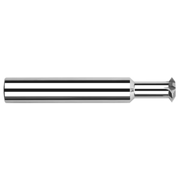 Double Angle Shank Cutter-Pointed 0.3750" (3/8) Cutter DIAx0.0720" Wx0.7500" (3/4) Neck L Carbide, Harvey Tool, Mfr#: 773305