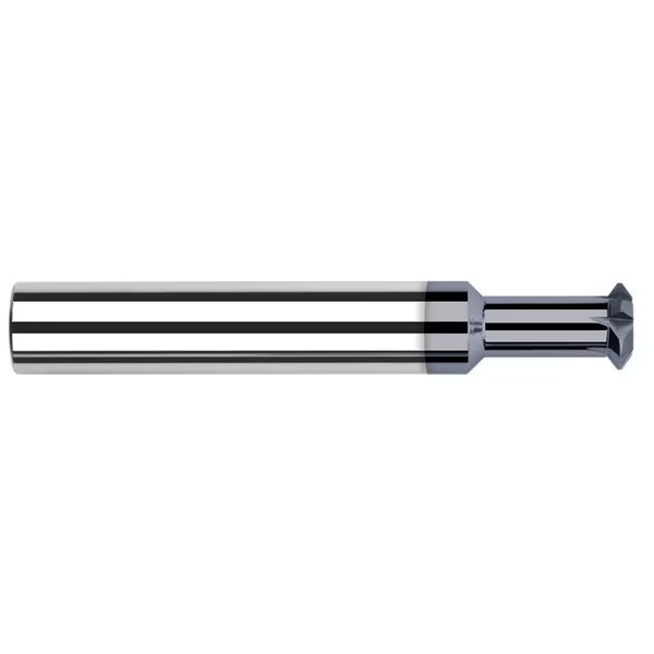 Double Angle Shank Cutter-Tip Flat 0.3750" (3/8) Cutter DIAx0.1350" Wx1.5000" (1-1/2) Neck L Carbide, Harvey Tool, Mfr#: 775124-C3