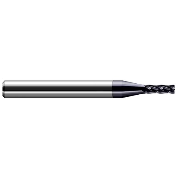 Miniature End Mill - 4 Flute - Corner Radius, Harvey Tool, Mfr#: 26334-C3