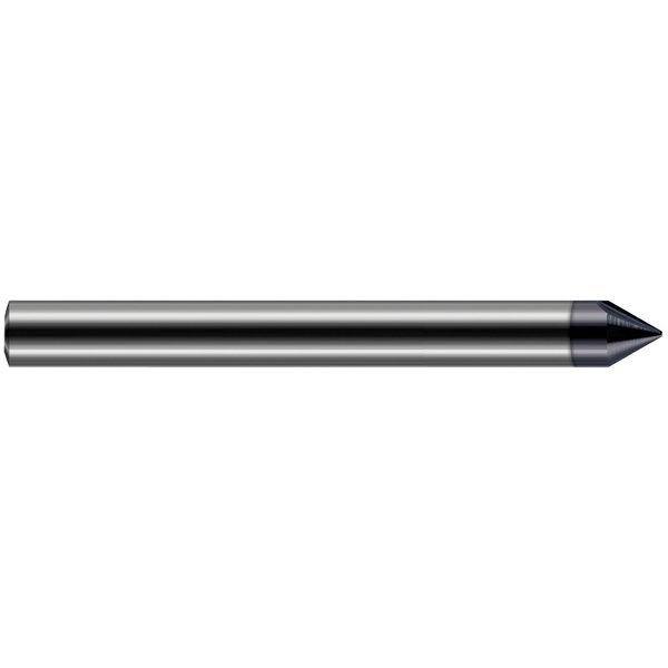Mini Drill-Spotting Drill .0620" (1/16) Drill DIAx.0930" (3/32) Flute L, 90° Carbide, Harvey Tool, Mfr#: 817516-C6
