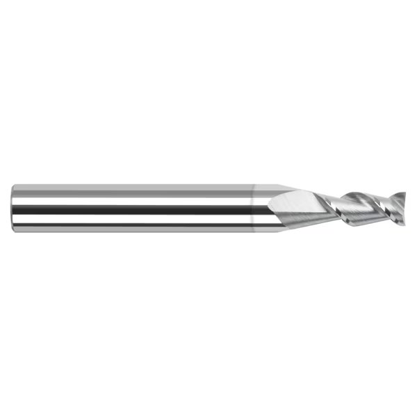 High Helix End Mill for Aluminum Alloys - Square, 0.1406" (9/64), Finish - Machining: ZrN, Harvey Tool, Mfr#: 24209-C8