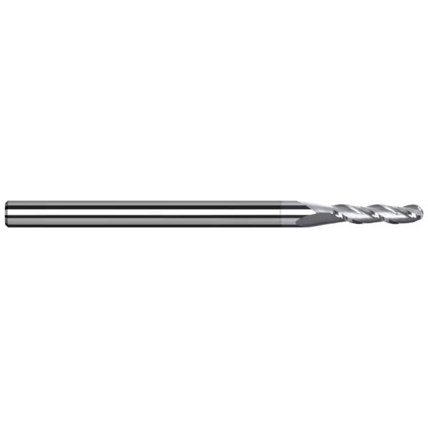 End Mill for Aluminum Alloys - Ball, 0.800 mm, Number of Flutes: 3, Harvey Tool, Mfr#: 977518-C8