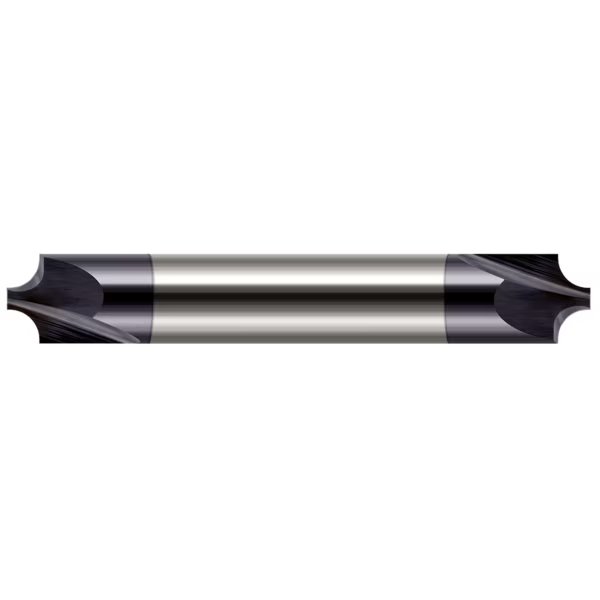 Corner Rounding End Mill - 2 Flute - Unflared, 0.0930", Finish - Machining: AlTiN, Harvey Tool, Mfr#: 46093-C3