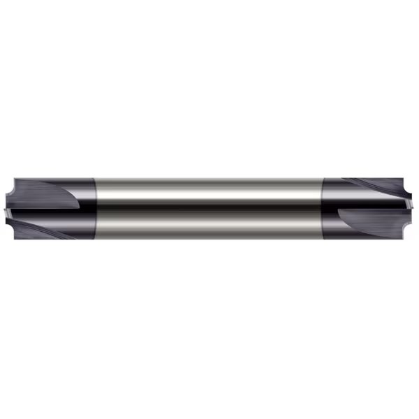 Corner Rounding End Mill - 4 Flute - Unflared, 0.0250", Finish - Machining: AlTiN, Harvey Tool, Mfr#: 44025-C3