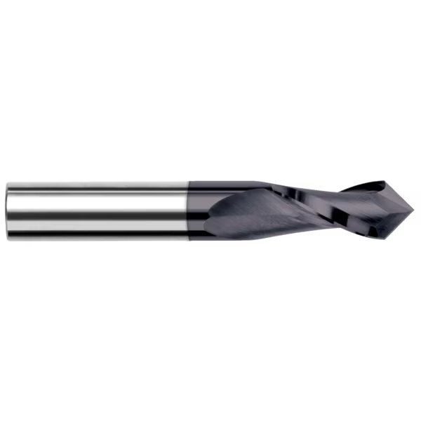 Drill/End Mill - Drill Style - 2 Flute, 0.3125" (5/16), Included Angle: 140 Degrees, Harvey Tool, Mfr#: 950520-C3