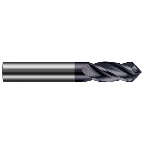 Drill/End Mill - Helical Tip - 4 Flute, 0.5000" (1/2), Length of Cut: 1", Harvey Tool, Mfr#: 826232-C6