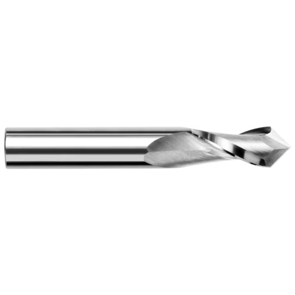 Drill/End Mill - Mill Style - 2 Flute, 0.0469" (3/64), Shank Dia.: 1/8", Harvey Tool, Mfr#: 15303-2