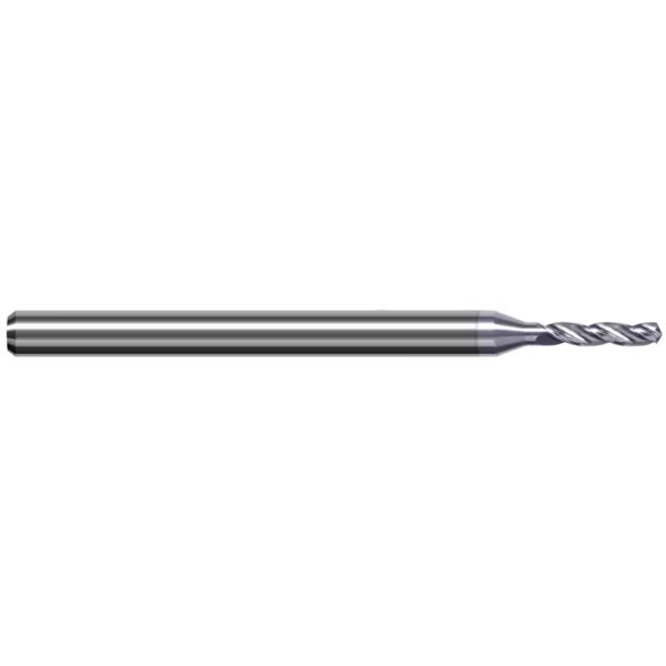 High Performance Drill for Aluminum Alloys, 6.146 mm, Number of Flutes: 3, Harvey Tool, Mfr#: BAF2420-C8