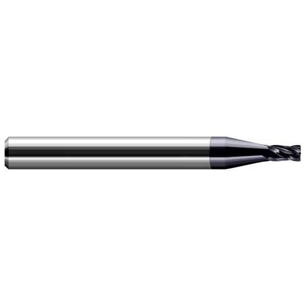 Miniature End Mill - 3 Flute - Corner Radius, 0.1250" (1/8), Harvey Tool, Mfr#: 833420-C3
