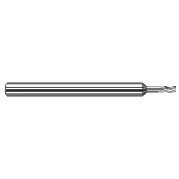 Miniature End Mill - 3 Flute - Square, 0.0250", Harvey Tool, Mfr#: 945525