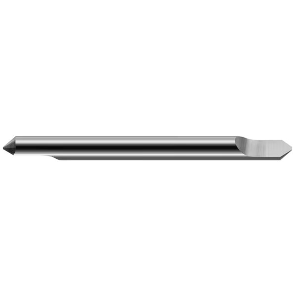 Engraving Cutter - Tipped Off - Double-Ended, 0.1250", Length of Cut: 0.1040", Harvey Tool, Mfr#: 828108