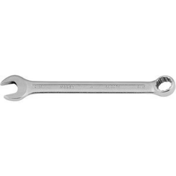 Combination wrench- imperial- chrome-plated- Width across flats: 9/16in, Holex, Mfr#: 613970 9/16