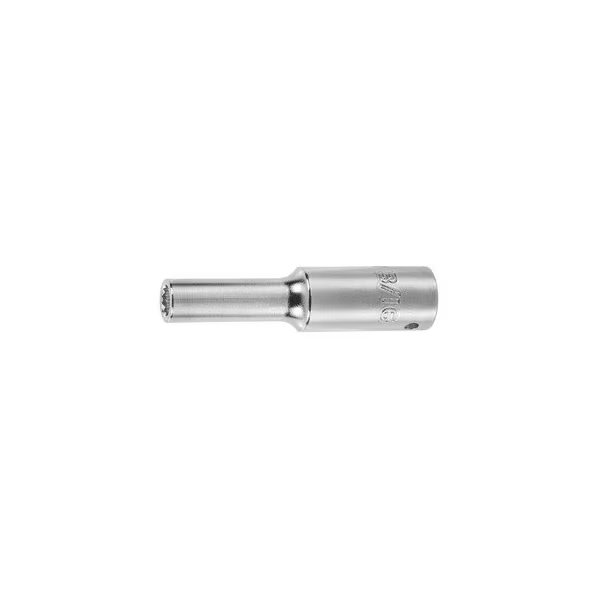 1/4 inch Drive Socket, 12 pt, Deep, 3/16 inch, 631442.1875