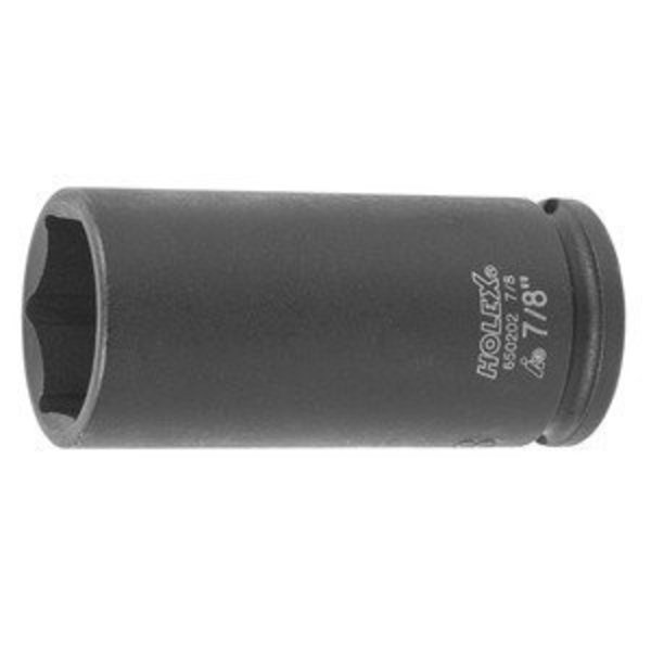 Impact Socket, 3/8 inch Drive, 6 pt, Deep, 7/8 inch, Holex, Mfr#: 650202 7/8