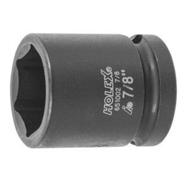 Impact Socket, 1/2 inch Drive, 6 pt, 7/8 inch, Holex, Mfr#: 651002 7/8