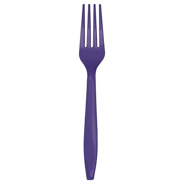 Purple Plastic Forks, 7", 288PK, Touch Of Color, Mfr#: 010466