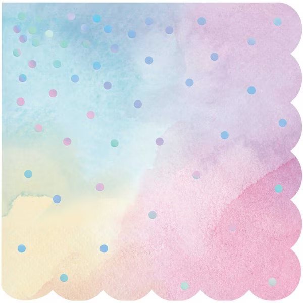 Iridescent Party Beverage Napkins, 5"x5", 192PK, Creative Converting, Mfr#: 336695