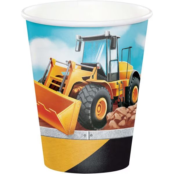 Big Dig Construction Cups, 9oz, 96PK, Creative Converting, Mfr#: 340120