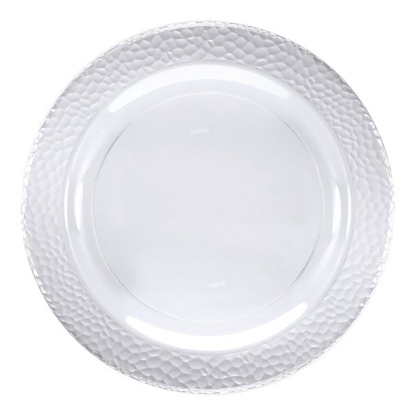 Clear Pebble Plastic Plates, 9", 120PK, Sensations, Mfr#: 347880