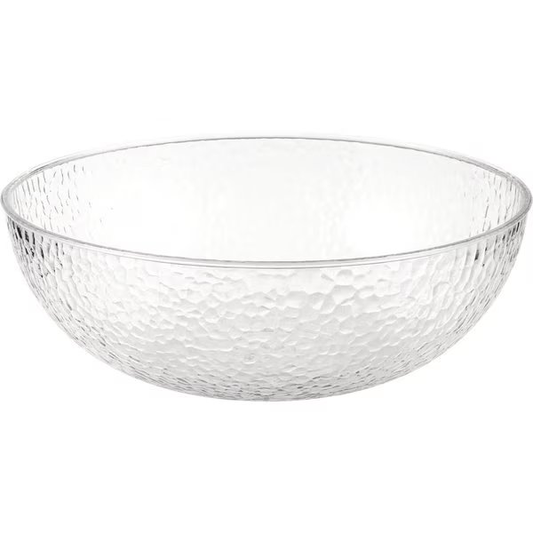 Clear Pebble Plastic Bowl, 160oz, 6PK, Sensations, Mfr#: 347887