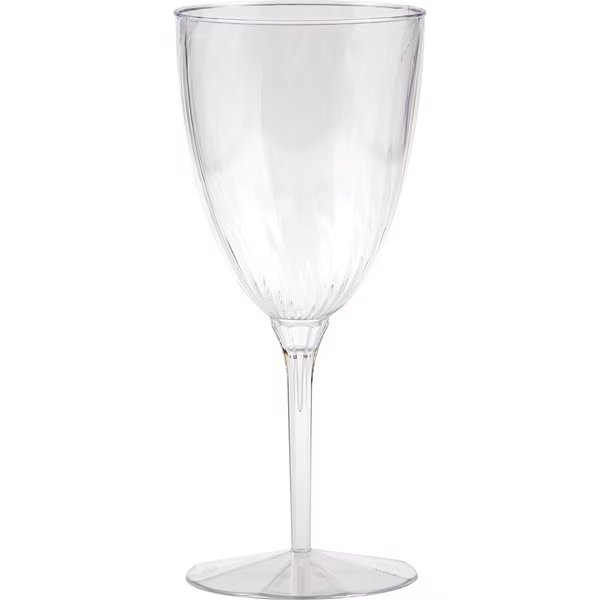 Clear Plastic Wine Glasses, 8oz, 96PK, Sensations, Mfr#: 347889