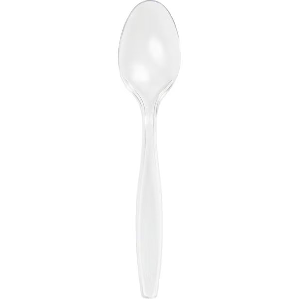 Clear Plastic Spoons, 6.75", 288PK, Touch Of Color, Mfr#: 010551