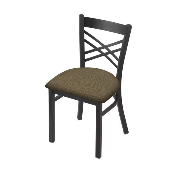 620 Catalina 18" Chair with Pewter Finish and Graph Cork Seat, Holland Bar Stool Co, Mfr#: 62018PW017