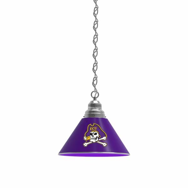 East Carolina Pendant Light, Chrome Fixture, Holland Bar Stool Co, Mfr#: BL1CHEcarol
