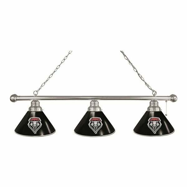 New Mexico 3 Shade Billiard Light, Chrome Fixture, Holland Bar Stool Co, Mfr#: BL3CHNewMex