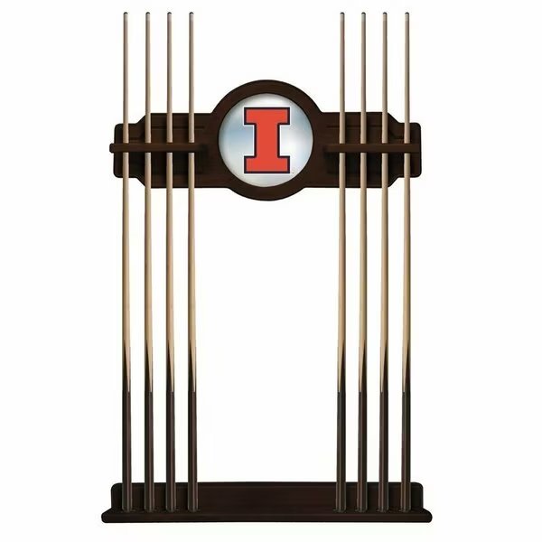 Illinois Cue Rack in English Tudor Finish, Holland Bar Stool Co, Mfr#: CueETudIlliniU