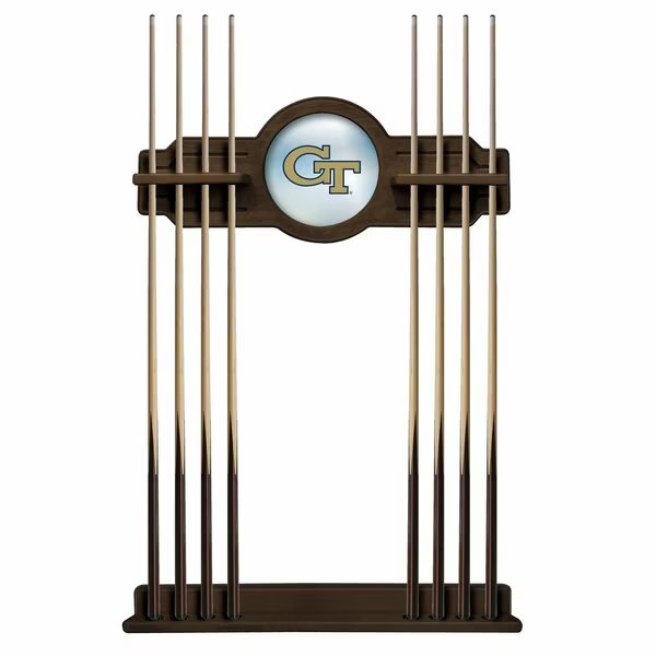 Georgia Tech Cue Rack in Navajo Finish, Holland Bar Stool Co, Mfr#: CueNavGATech