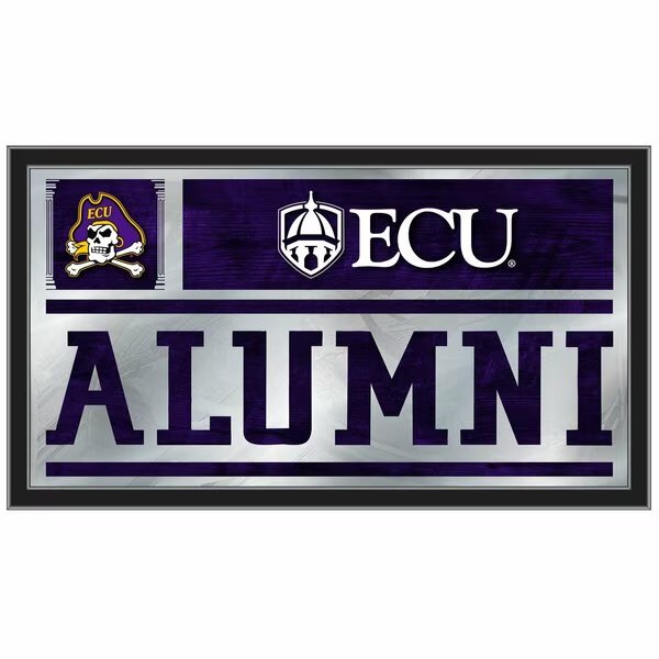 East Carolina 26" x 15" Alumni Mirror, Holland Bar Stool Co, Mfr#: MAlumEcarol