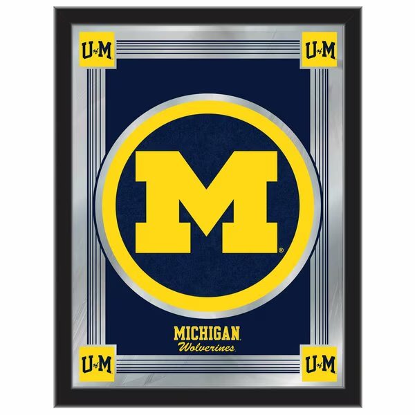 Michigan 17" x 22" Logo Mirror, Holland Bar Stool Co, Mfr#: MLogoMichUn