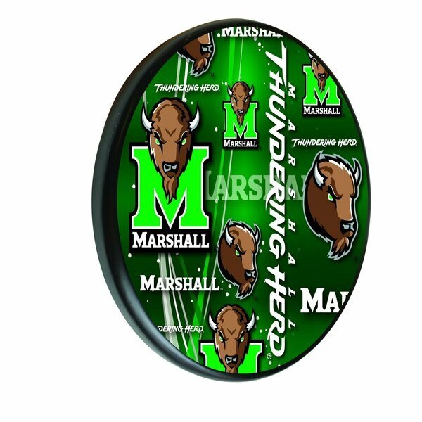 Marshall University 13" Solid Wood Sign, Holland Bar Stool Co, Mfr#: WSgnPBlkMrshll