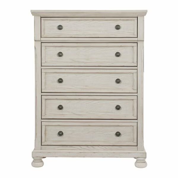 Bethel Bedroom Chest, White, Homelegance, Mfr#: 2259W-9
