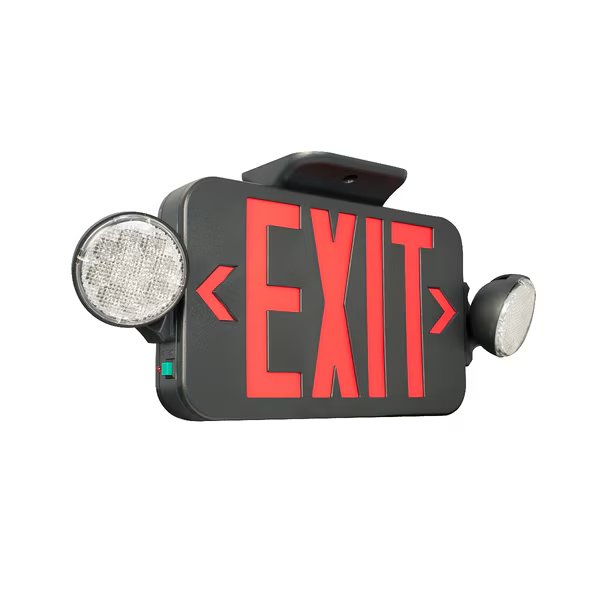 LED Exit Sign / Emergency Light Combo, CCRRCB, Compass, Mfr#: CCRRCB