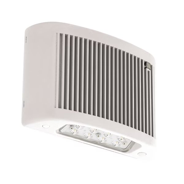 Slim LED AC/Emergency Outdoor Light, Compass, Mfr#: CUSO4WH-H-ND