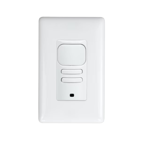 LightHawk PIR 2-Button Wall Switch Occupancy Sensor, Hubbell Control Solutions, Mfr#: LHDCIRD2-G-WH
